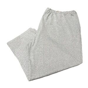 A New Day Light Gray Pinstripe Comfy Work Trousers Pants NWT